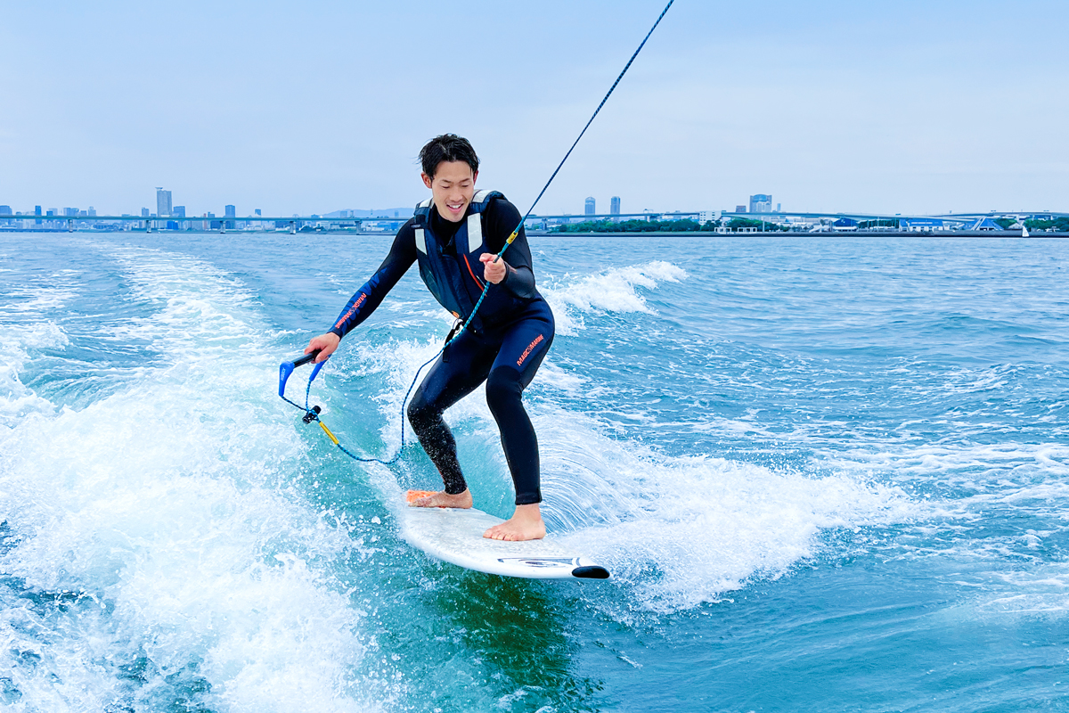 大阪で初心者でも体験できるウェイクサーフィンに挑戦